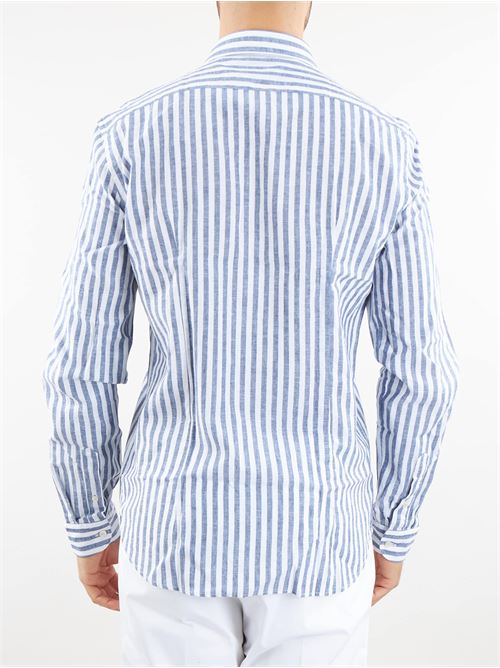 Striped linen shirt Manuel Ritz MANUEL RITZ | Shirt | 3632E600L24343388